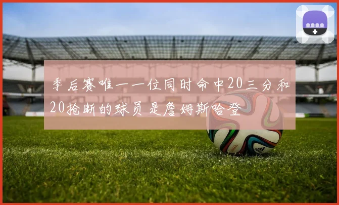 季后赛唯一一位同时命中20三分和20抢断的球员是詹姆斯哈登